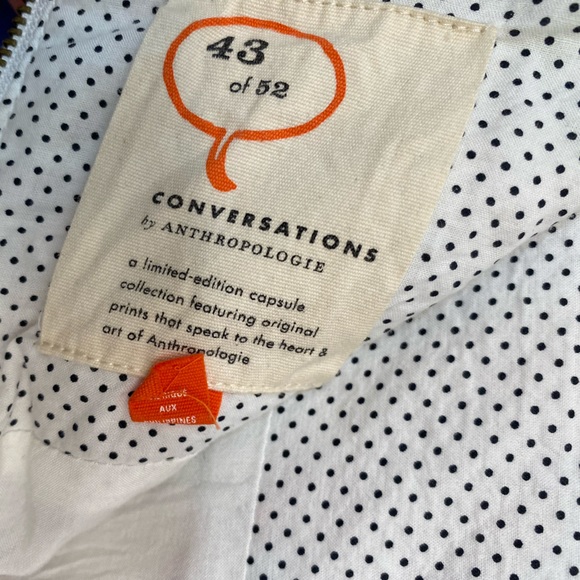 Anthropologie Conversations umbrella print skirt - Picture 5 of 7